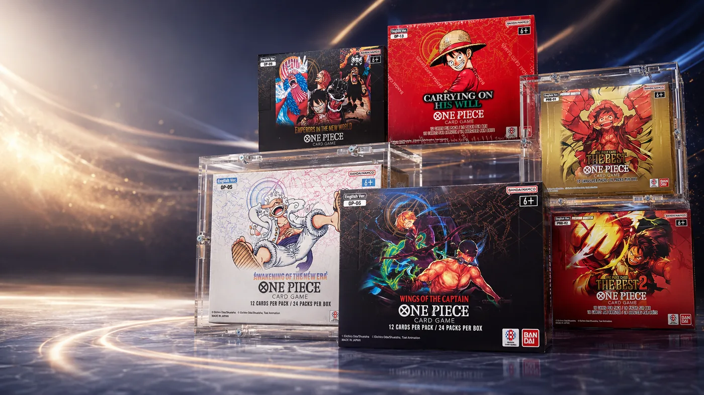 Box e carte collezionabili One Piece TCG