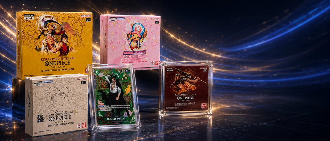 Selezione di prodotti One Piece TCG